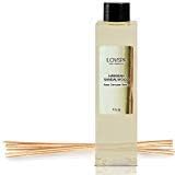 LOVSPA Hawaiian Sandalwood Diffuser Oil - Luxury Essential Oils for Diffuser Refill & Air Freshener Room Spray - Long-Lasting & Natural Home Fragrance, Scented Oil for Diffusers, USA Made, 4oz