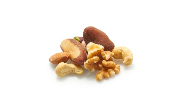 Yupik Raw Mix Nuts, 1 lb, Premium Natural Mixed Nuts with Almonds, Walnuts, Pistachios, Cashews, and Brazil Nuts, Healthy Snack,Brown (Pack of 6)