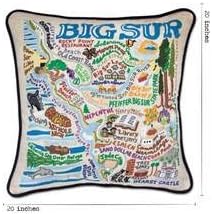 Catstudio Big Sur Embroidered Decorative Throw Pillow