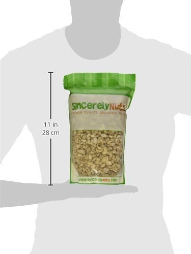 Sincerely Nuts - Raw Cashews Pieces Unsalted | Healthy Snack, Source of Protein | Keto and Paleo Friendly Gourmet Quality Vegan | Organic Cashew Nuts Bulk,2 (LB) Bag