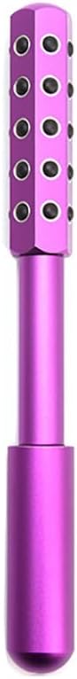Beauty Massage Roller, Facial Massage Tool, 30 Germanium Stone Uplifting Face ,Uplifting Face Massager Roller (Purple)