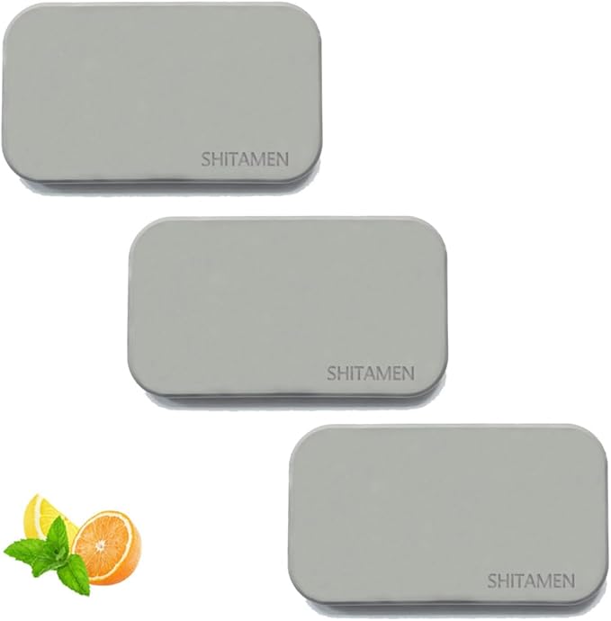 Car Air Freshener - Stone Air Freshener - Car Odor Eliminator - visor clip Scent Starter Kit - Charming Orchard Scent Refill (Pack of 3)