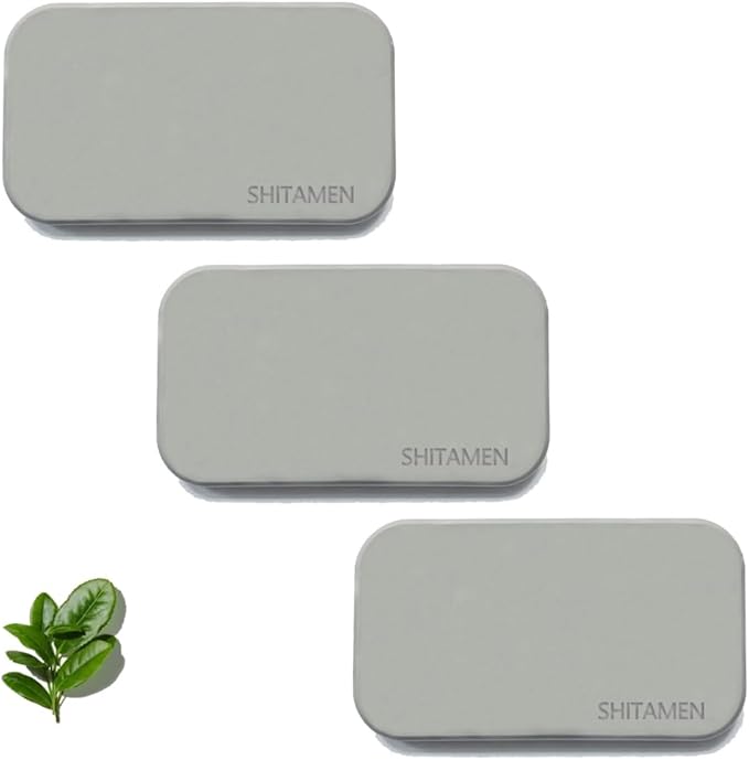 Car Air Freshener - Stone Air Freshener - Car Odor Eliminator - visor clip Scent Starter Kit - Grove Scent Refill (Pack of 3)