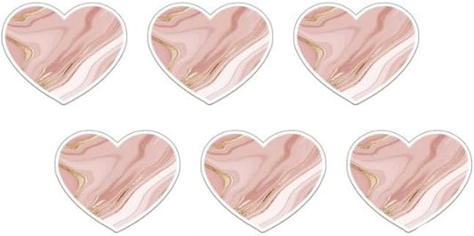 6 Pcs Heart Air Vent Clips, Cute Car Air Fresheners & Decor, Rose Gold