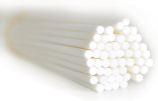 Urban Naturals Reed Diffuser Sticks 10 Inch White Fiber, 50 Count, High Absorbency for Aroma Diffuser Refill, Home Use