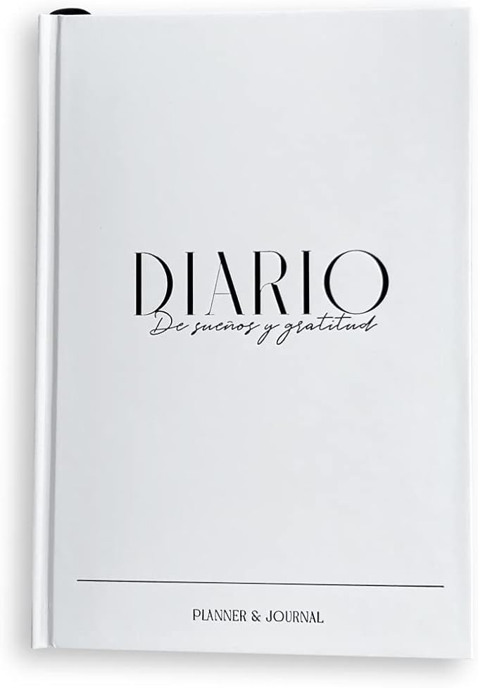 Daily Gratitude Journal & Dreams Planner Undated 2-in-1 | For Mindfulness, Purpose & Success | Includes Mirror for Affirmations & Luxury Gift Box (Spanish Edition) – Stay present while achieving your dreams - Diario de Sueños y Gratitud