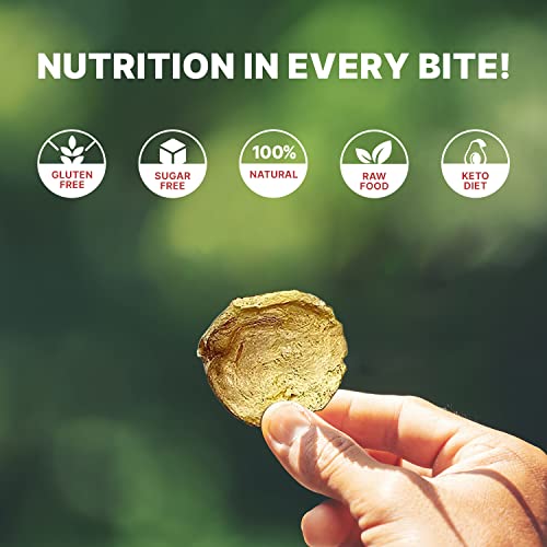 Nordic Catch Freeze Dried Cod Bites Seafood Snacks - Chips made from Wild Caught Icelandic Cod Fish - Healthy Snack, Rich in Omega 3 Fatty Acids, Protein Packed Fish Jerky, Keto Friendly Dry Fish - 35g Resealable Bag of Freeze Dried Food- 5 Pack