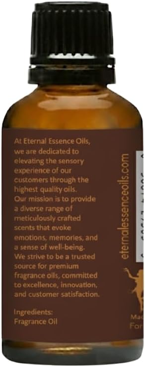Eternal Essence Oils Cuban Tobacco 30ml Fragrance Oil – Warm Spice, Creamy Vanilla, Smoky Patchouli & Amber Woods – Masculine, Bold, Aromatic Scent