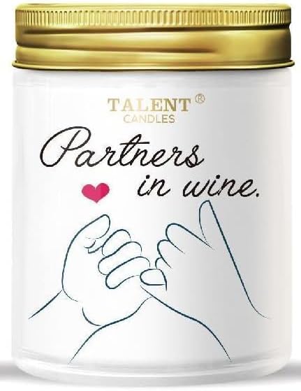 Best Friend Candle - Friendship Gifts for Women & Men - Scented Candle Funny Birthday Gifts - Champagne Cassis & Honey Scented Candle