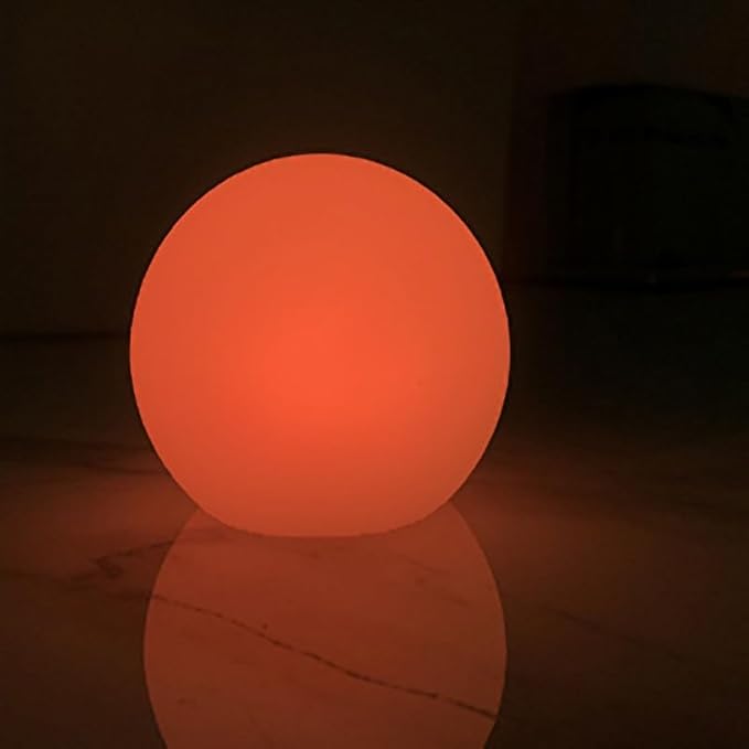 4-Pack 3-Inch Rechargeable LED Orb Lights – 16 Color Glow Spheres, 4 Modes, Waterproof Ambient Lighting Balls, Glowing Orbs for Indoor, Outdoor, Pool, Room, and Patio Decor