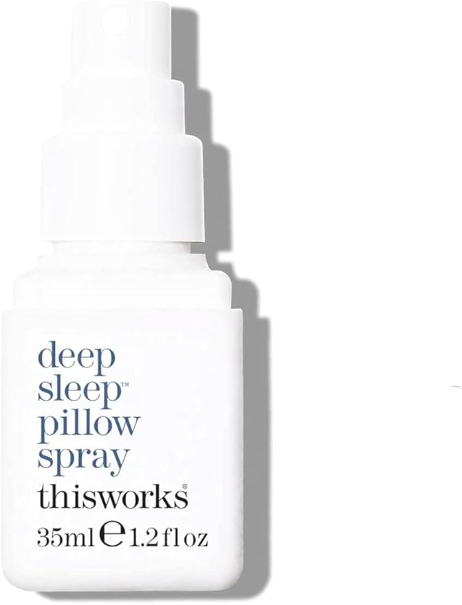 THISWORKS Deep Sleep Pillow Spray – Fast-Acting Natural Formula with Lavender for Relaxation and Restful Sleep – 35 ml (1.2 fl oz) Mini Travel Size