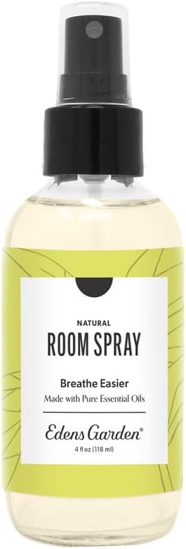 Edens Garden Breathe Easier Aromatherapy Room Spray, All Natural & Made with Essential Oils (Great Home Air Freshener - Try Using On Pillows & Linens for Sleep), 4 oz