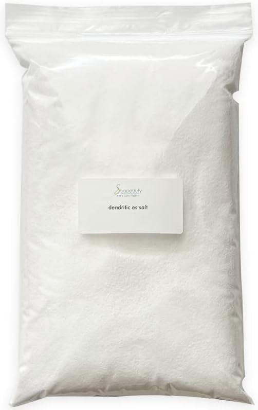 Soapeauty DENDRITIC Salt 1 lb | Bath Salt, Scrub, Exfoliants, Milk Bath, and More | Premium Fine Salt Grain for Body Relaxation 1 lb