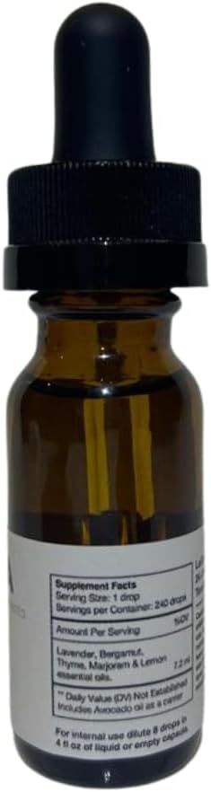 Lacura S Sleep Essential Oil Blend for Diffusers - Soothing Bergamot, Thyme & Marjoram Oil for Home - Natural Aromatherapy for Relaxation, Massage & Bath - 15ml