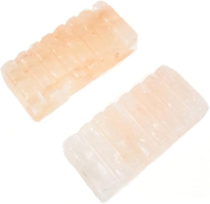 2 Pcs Himalayan Salt Foot Rasp Foot File Hot Massage Stones Cold Stones Set Warm Rocks Kit for Facial SPA