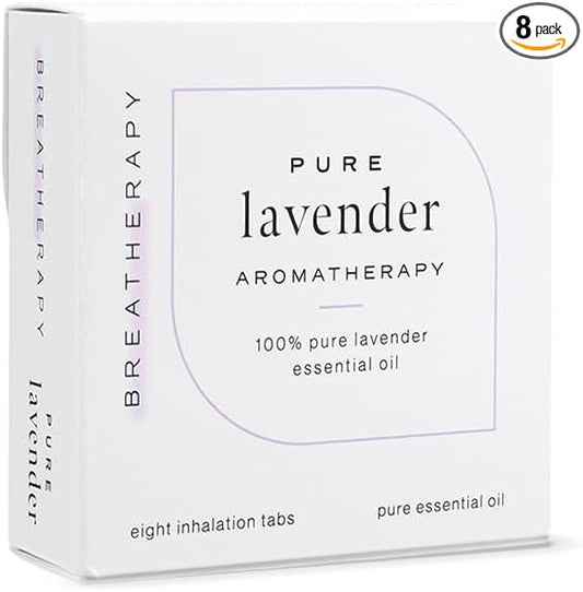 Aromatherapy Lavender Patches - Pure Essential Oil Aroma Patch - Lavender Essential Oils for Headache - 8-Pack