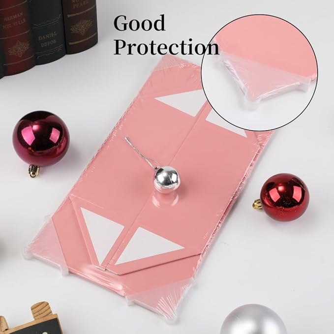 1 Pcs Small Pink Gift Box 8x8x4 Inch Magnetic Gift Box Small Magnetic Box with Crinkle Paper Pink Small Gift Box with Shredded Paper Luxury Gift Boxes with Lids for Presents