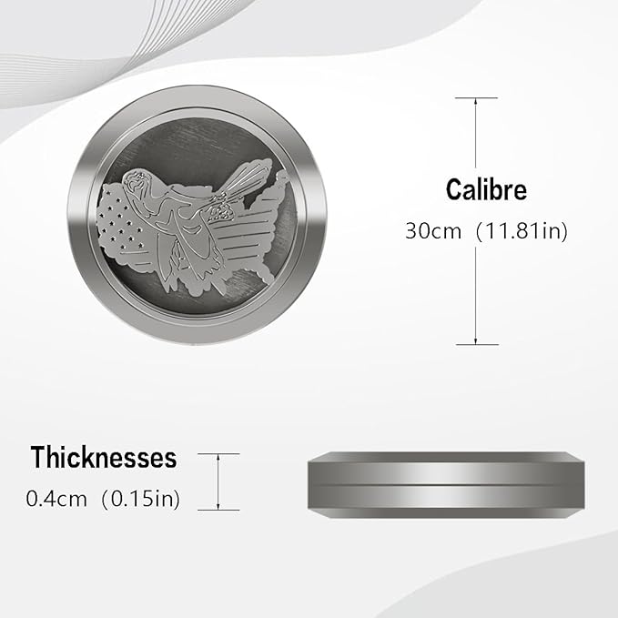 Aromatherapy Diffuser Necklace-Eagles Essential Oil Necklace,Aromatherapy Diffuser Pendant for Men and Women,Portable,Suitable for Yoga,Meditation,Travel,Stress Relief Gift(Silver 30mm)