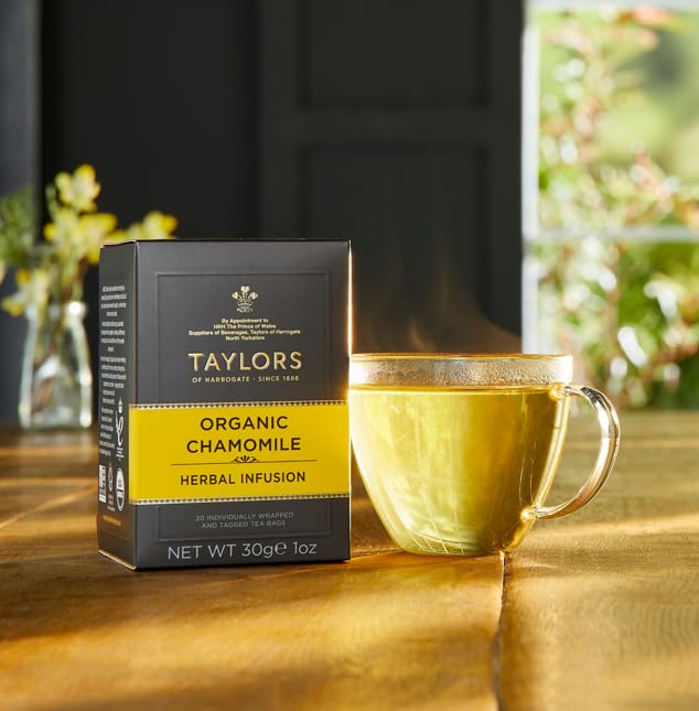 Taylors of Harrogate Black & Herbal Tea Variety Pack – English Breakfast, Earl Grey & Chamomile – 60 Tea Bags (Pack of 3)