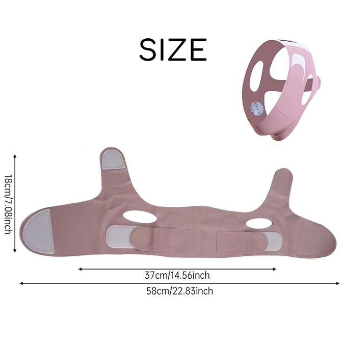 Gua Sha Facial Tools - Jade Roller for Face Beauty Gift Sets Reduces Puffiness, Sleep Mask, Face Lifting Double Chin Strap, Skin Care Massage Self Care Gift for Women