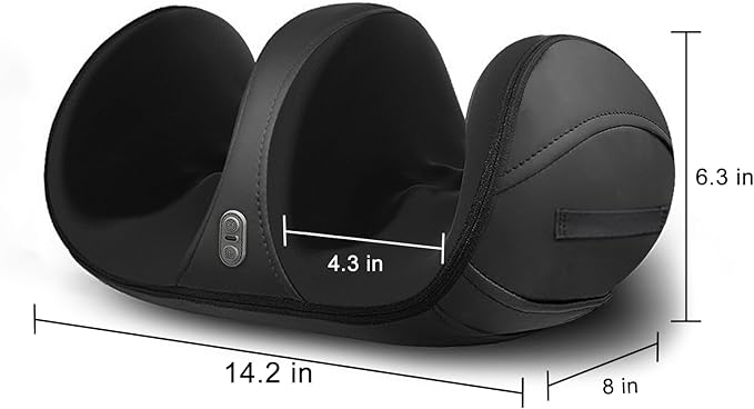 Christmas Gifts for Women Men,White Elephant Gifts,Shiatsu Foot Massager with Heat,Deep Tissue Foot & Calf Massager with Massage Roller for Pain Relief(Cord-Free)