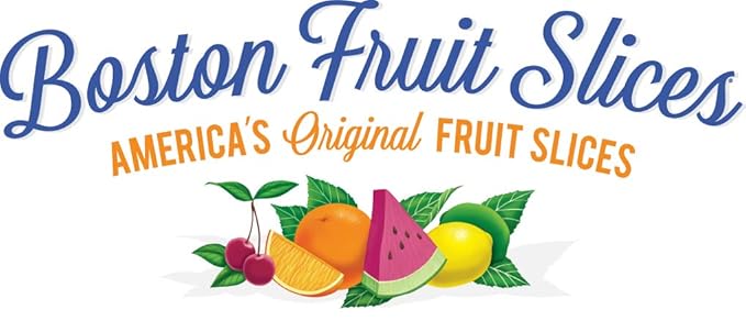 Boston Fruit Slice Individually Wrapped Gourmet Gummy Candy 1lb Box (Peach)