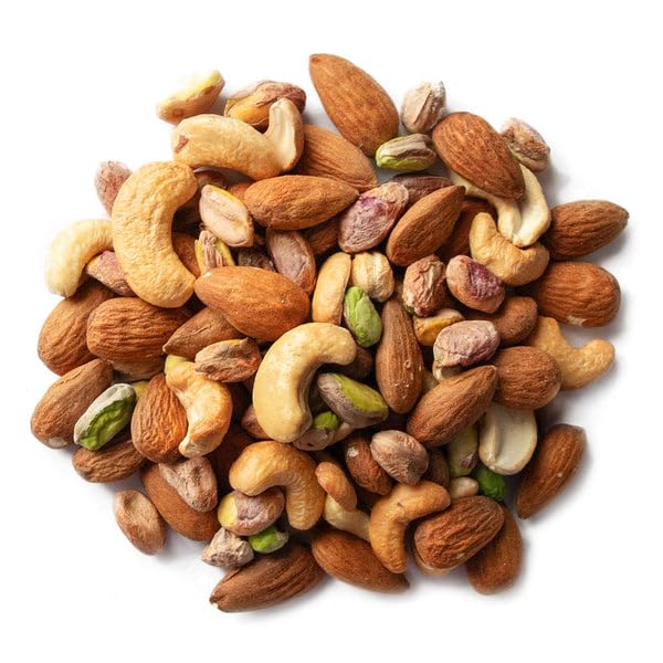 Food to Live Nut Lovers Mix, 8 Ounces – Premium Dry Roasted Pistachios No Shell, Almonds and Cashews Blend. No Salt Added. Trail Snacks for Adults and Kids. Vegan, Kosher, Bulk