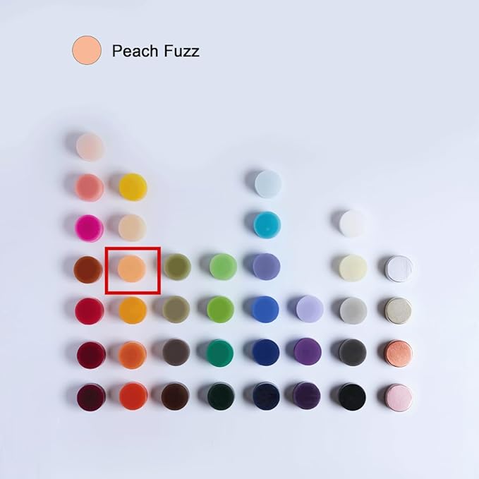 MOZEAL 3" x 4" Hand-Poured Unscented Candle, Dripless Pillar Candle Set of 3, Long Clean Burning, Approx 72 Hours Burn Time, Rustic Country Style, Wedding, Summer Peach, Home Decor, Peach Fuzz