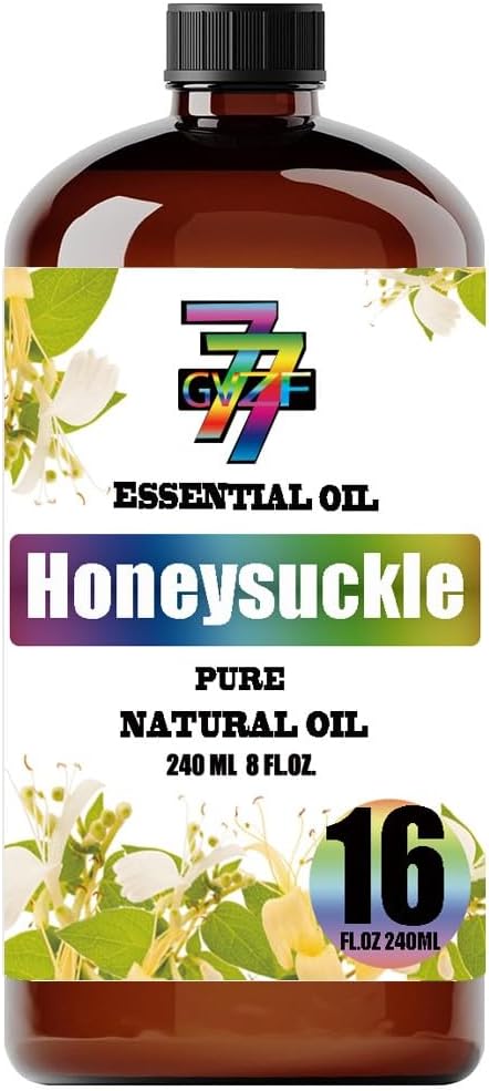 Honeysuckle Essential Oil (16 oz / 480 ml) – Honeysuckle Oils for diffusers, humidifiers, Home Baths, Cleaning Products, Yoga, DIY Soaps and DIY Scented Candles
