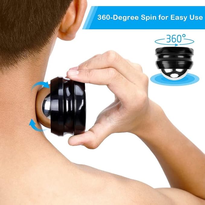 Cryosphere Cold Massage Roller Ball,Manual Massage Ball for Heat and Ice Therapy,Self Massage Tool for Reliefs Muscle Pain,Decrease Inflammation,Reduces Stress¡