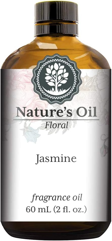 Jasmine Fragrance Oil (60ml) For Diffusers, Soap Making, Candles, Lotion, Home Scents, Linen Spray, Bath Bombs, Slime