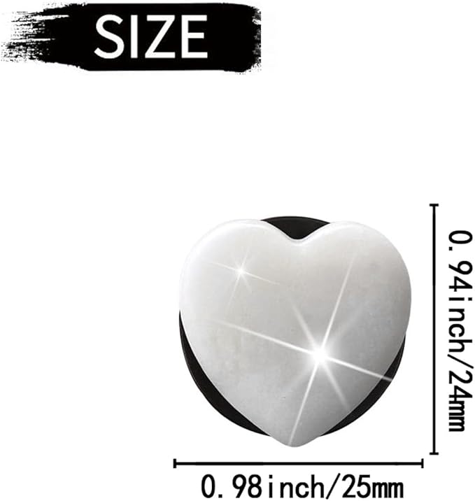 4 Pcs Heart Air Vent Clips, Cute Heart Car Air Fresheners Vents Clips Funny Car Diffuser Vent Clips Car Interior Decor Charm Cute Car Accessories Car Decoration for Women (White)