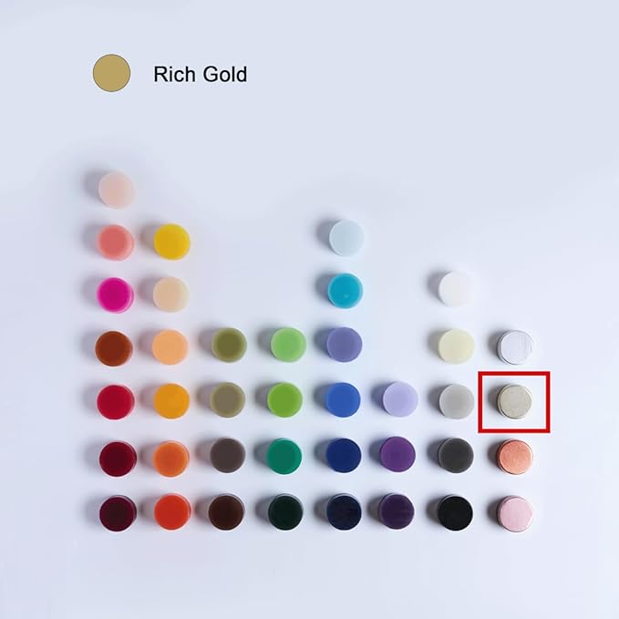 MOZEAL 3" x 8" Hand-Poured Unscented Large Candle,Smokeless Rustic Pillar Candle Set of 2,Slow Burn,No Drip,Approx 150 Hours Burning,Wedding,Dinner,Christmas and Home Decorative,Tall Gold Candle