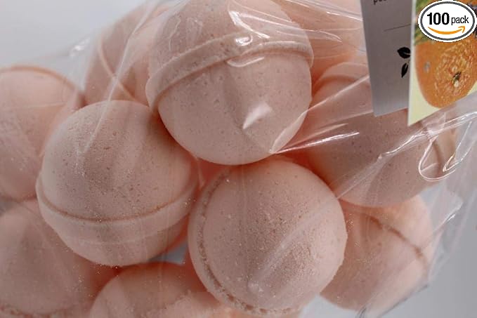 Spa Pure 14 Bath Bomb Fizzies with Shea Butter, Ultra Moisturizing, Great for Dry Skin, All Skin Types (14 Count) Pack of 1 (Mango Tango)