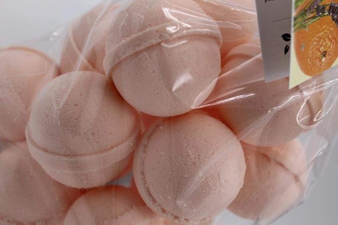 Spa Girl 14 Bath Bomb Fizzies with Shea Butter, Ultra Moisturizing (12 Oz) .Great for Dry Skin (Orange Dreamsicle)