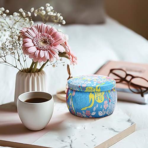 Scented Candles Gift Sets, Soy Wax 4.4 oz Portable Travel Tin Candles Women Birthday Gift Stress Relief Sweet Fragrance Home Aromatherapy Candle Set 4 Pack