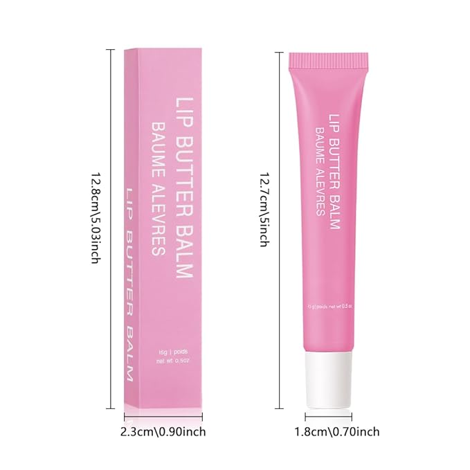 1Pcs Tinted Lip Balm Serum Makeup, Squeeze Hydrating Tint Lips Balms Serum Cosmetic, Women Care Glossy Nourishing Plumping Lip Stain Gloss Lipstick, Suitable for dry lips, Long-Lasting Color 04