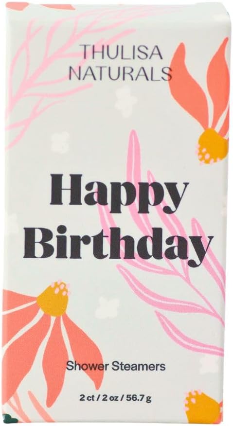 Shower Steamers | Lavender Geranium | 2 Pack Happy Birthday