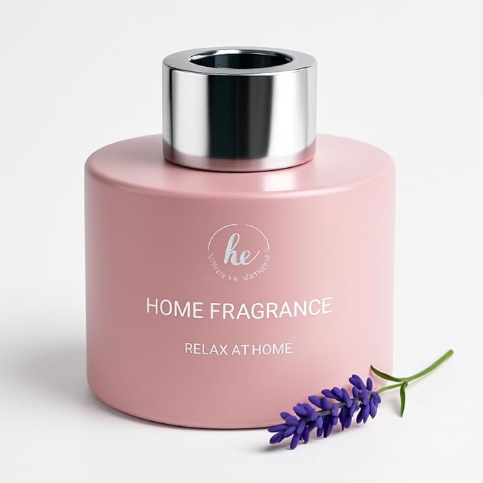 Reed Diffuser Set β 3.38 fl oz (120ml) | Clean Oil Scent Diffuser, Premium Room DΓ©cor | Lavender & Pink Fragrance for Home, Holiday, and Hotel Collection.