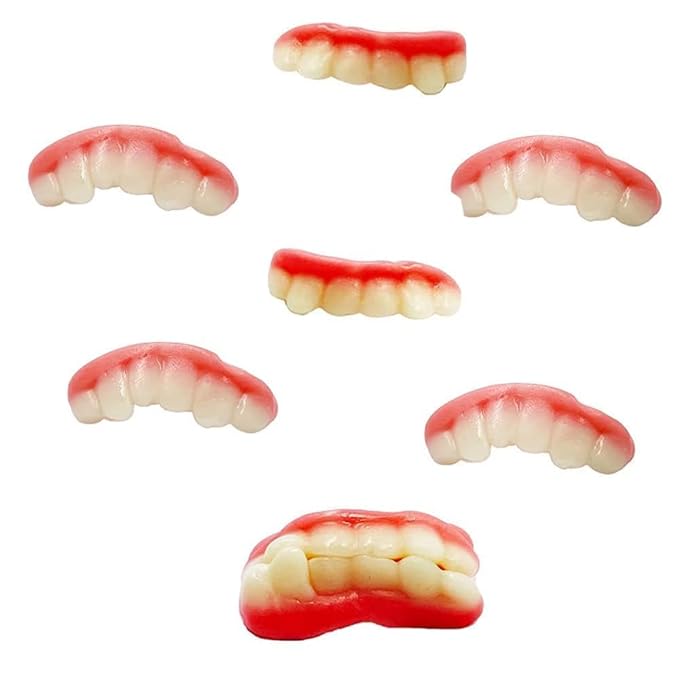 Fruidles Gummi Teeth Candy, Delicious Fruit Flavors Gummies (17.6 Pounds)