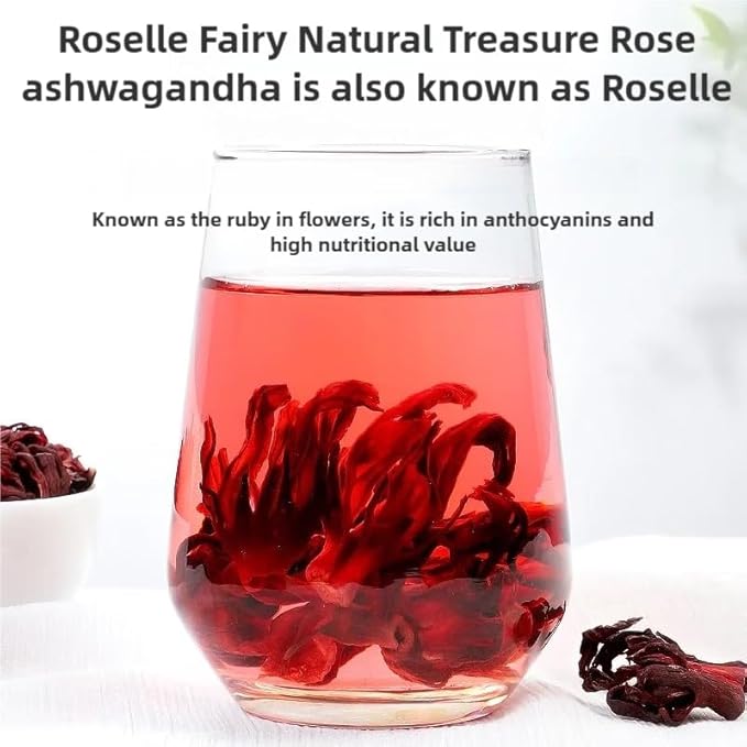 Hibiscus Tea Bags, 50 Teabags,105g,3.8Oz- Premium Hibiscus Flower Tea Bag - Cultivated From Yunnan - Non-GMO - Caffeine-free