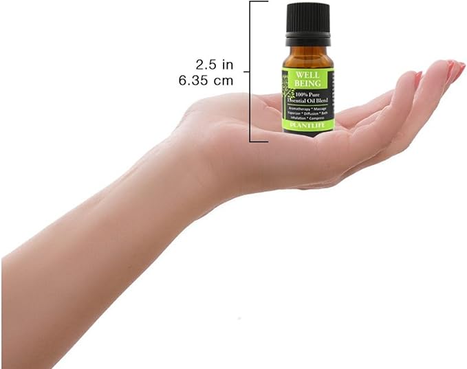 Plantlife Well Being Aromatherapy Essential Oil Blend - Straight from The Plant 100% Pure Therapeutic Grade - No Additives or Fillers - Made in California 10 ml
