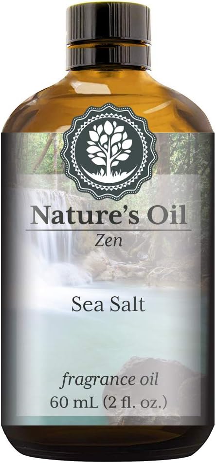 Sea Salt Fragrance Oil (60ml) for Diffusers, Soap Making, Candles, Lotion, Home Scents, Linen Spray, Bath Bombs, Slime