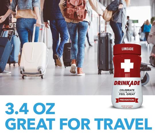 DrinkAde Boost β The Day After Drink, Immunity & Energy Support Hydration & Recovery Drink with Caffeine, Electrolytes, B Vitamins & Green Tea Extract β Sugar Free, 5 Calories, Vegan, Non-GMO (6 pack, Green Tea)