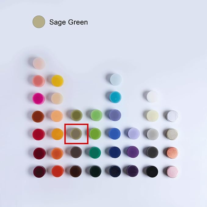 MOZEAL 3" x 4" Hand-Poured Unscented Sage Green Candle, Dripless Pale Green Pillar Candle Set of 3, Long Clean Burning, Approx 72 Hours Burn Time, Rustic Country Style, Home Decor