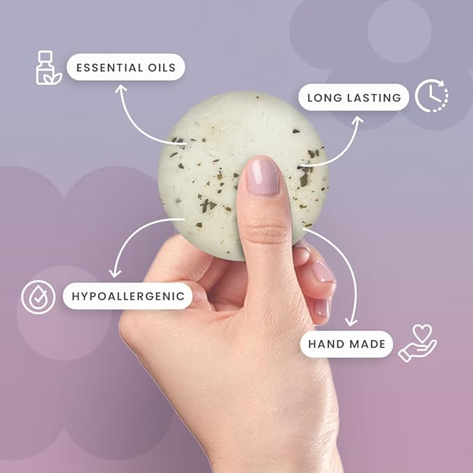 Shower Steamers Gift Set – 6 Aromatherapy Shower Bombs with Essential Oils – Relaxation & Stress Relief Spa Gift for Women & Men – Natural Self-Care Shower Fizzies – Home Spa Kit – De-Stress Scents