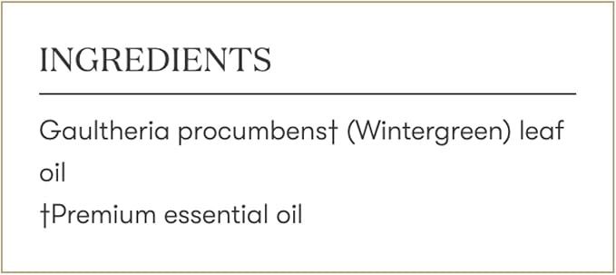 Wintergreen Pure Essential Oil 15ml by Young Living Essential Oil - Soothing Massage Oil - Experience a Refreshing and Invigorating Aura - Contains Cool & Minty Aroma