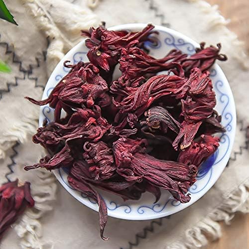 100% Roselle Hibiscus 50g/1.76oz Fresh, Non GMO Loose Leaf, Natural Dried Flowers Herbs for Soap Making, Syrup, Drinks, Baking, DIY Beauty, Sachets & Fresh Fragrance