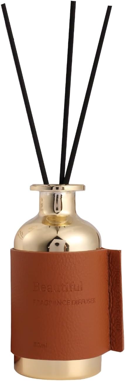 Reed Diffuser Set, Pretty Valley Home Diffuser 80Ml / 2.7 fl OZ Gift Box - Includes Reed Diffuser Sticks, Long Lasting Fragrance Oil and Glass Bottle for Office Living Room Decor (Beautiful)