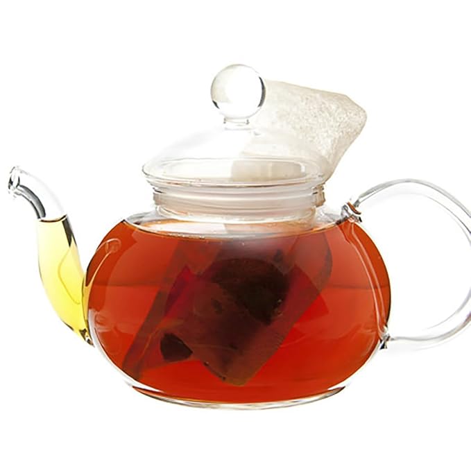 English Tea Store Apple Spice Flavored Black Loose Leaf Tea Pouches - 4oz | Premium Black Tea with Orchard Apple and Cinnamon Notes | Fragrant Autumn Inspired Tea